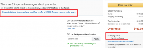 promo codes for amazon checkout