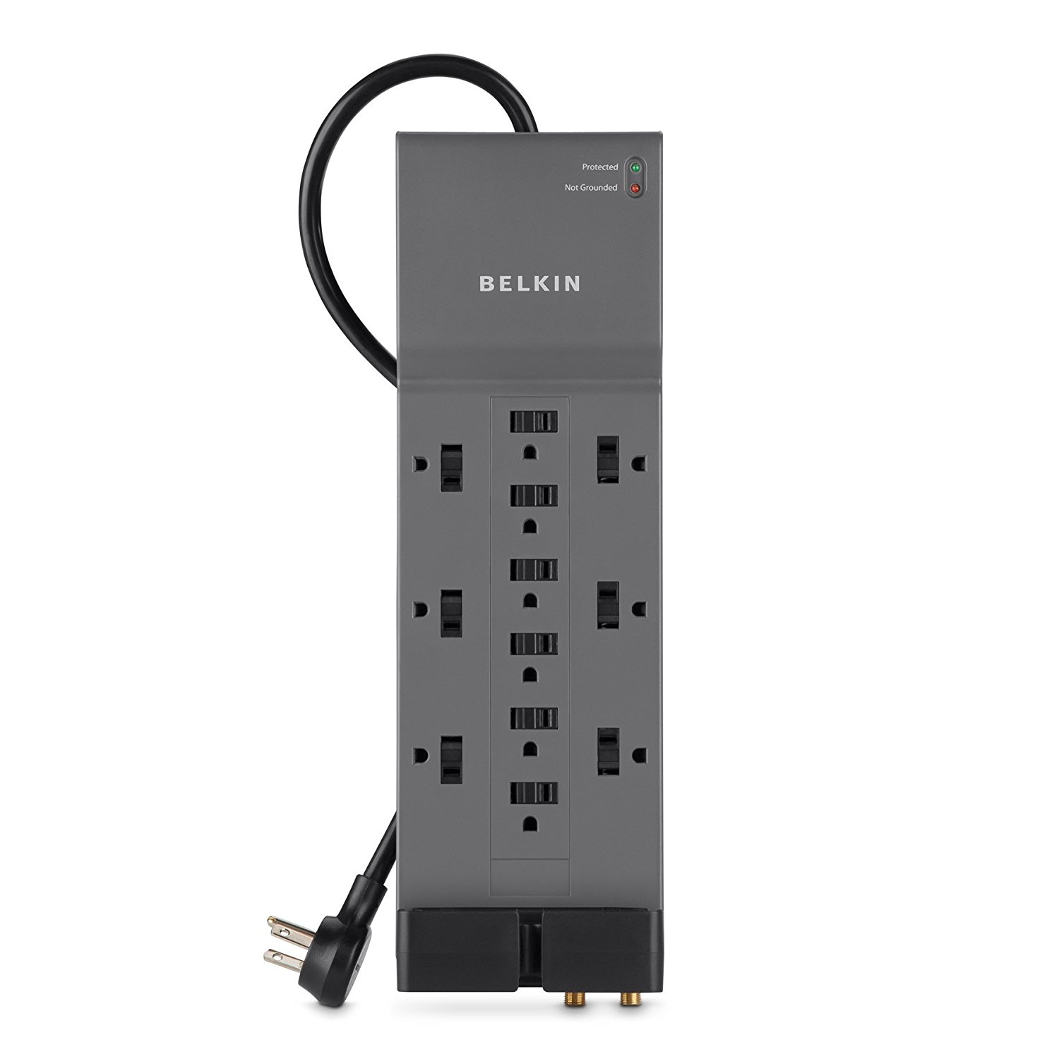 Belkin 12Outlet Power Strip Surge Protector With 8' Cord Now Just 14.