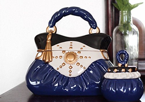 Perfect For Purim 3 Ceramic Handbag Cookie Jar Canister Sets Ddms Icon
