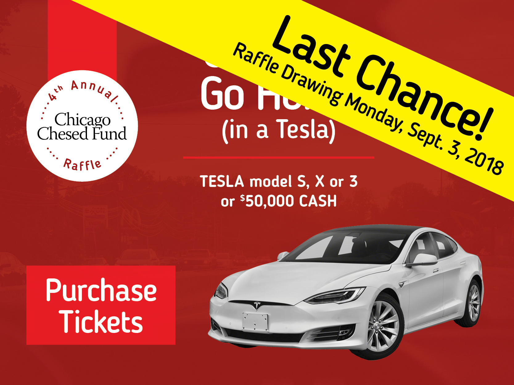 The Clock Is Ticking Tesla Raffle Tickets Are Selling Fast