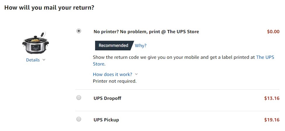 Amazon Adds Free Return Shipping Via UPS Store Dropoff For Millions Of