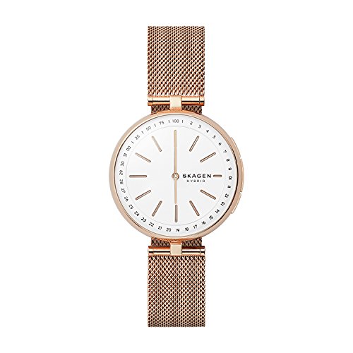 skagen hybrid smartwatch womens rose gold