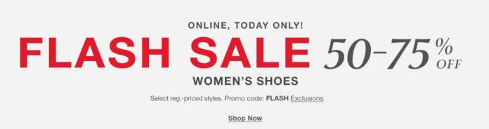 macy's flash sale 75 off shoes