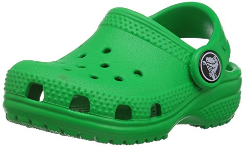 green and orange crocs