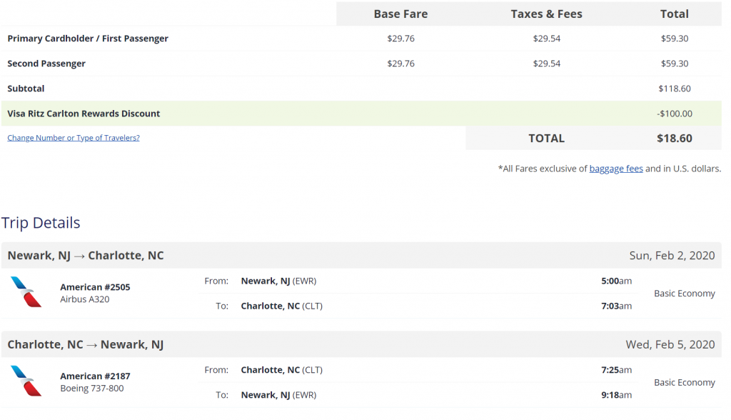 RitzCarlton Card Kills 100 Flight Discount Benefit, Does It Make Sense To Keep Or