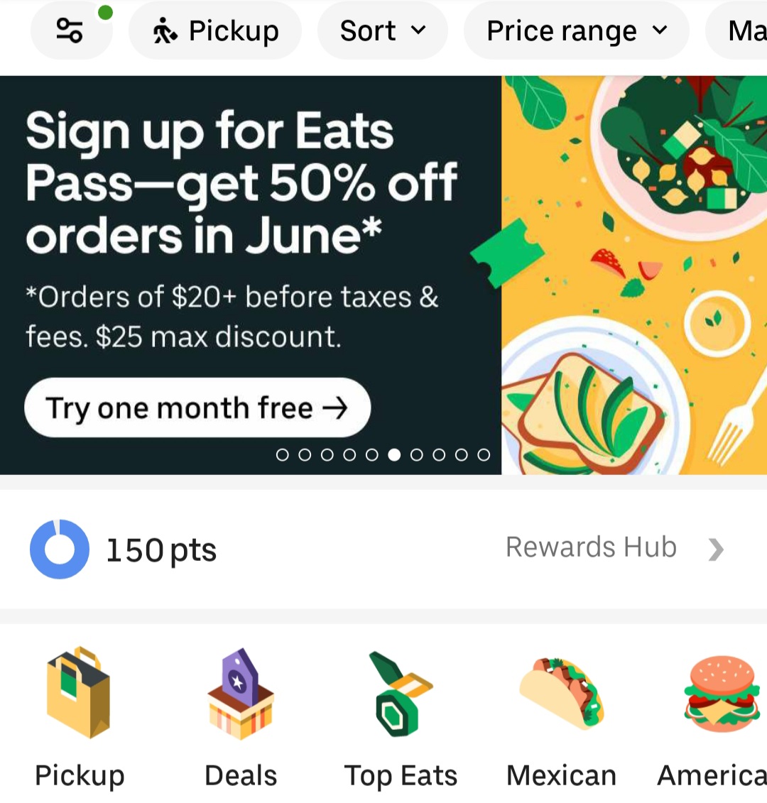 Targeted Sign Up For An Uber Eats Pass Trial And Get 30 Off Your Next