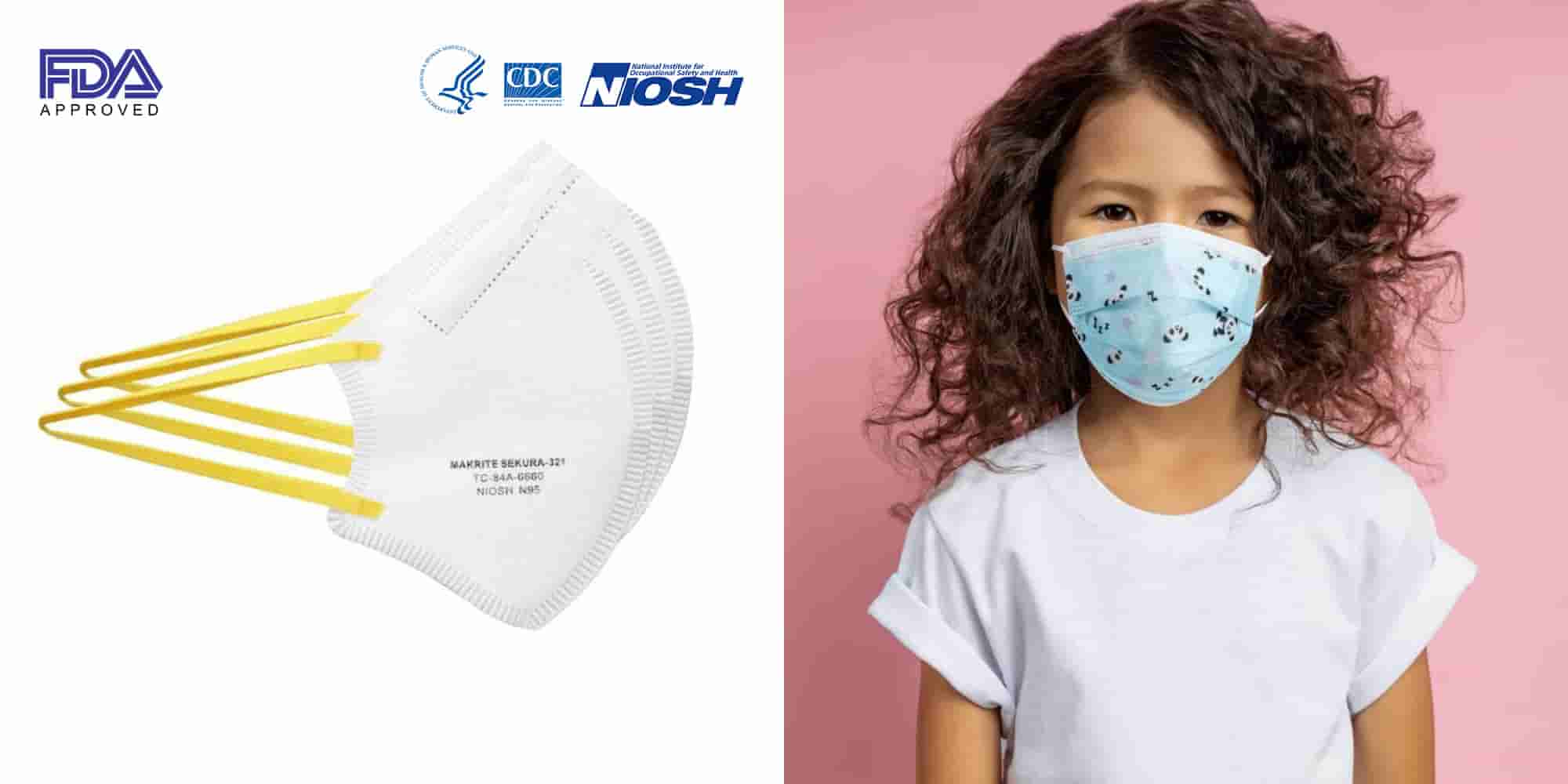 Children’s Masks And NIOSH N95 Masks In Stock! Low Prices & Free