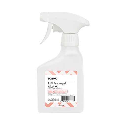 Solimo 91% Isopropyl Alcohol Antiseptic Spray Bottle For $4.20 Or 6 Pack  For $17.99 From  