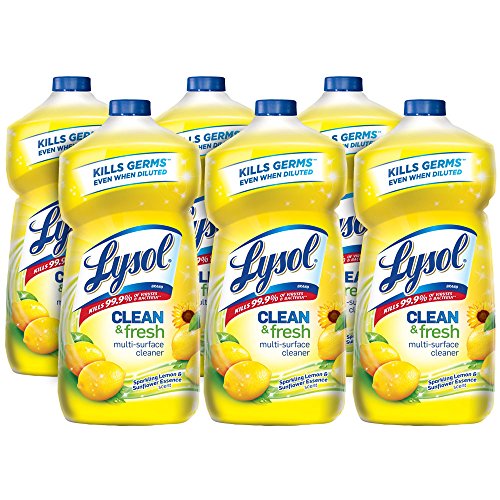 6 Refill Bottles Of Lysol Clean & Fresh Disinfectant MultiSurface