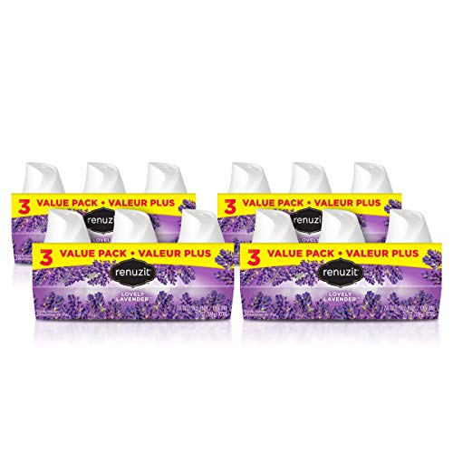 12 Pack Of Renuzit Lovely Lavender Gel Air Freshener For 5.586.37