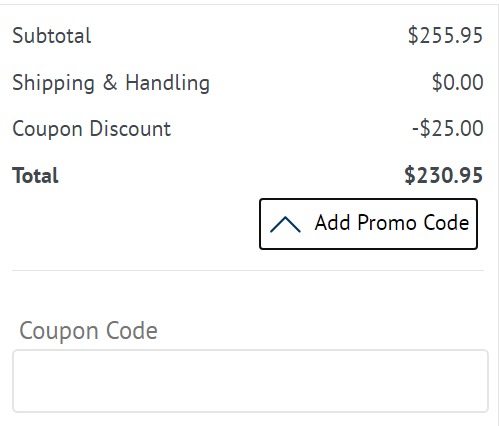 About  Promo Code. Applicable shipping and handling…