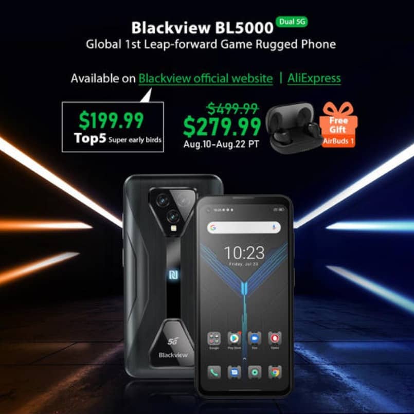 Pre-Order: Blackview BL5000 Dual 5G 8GB+128GB Fast Charging Game ...