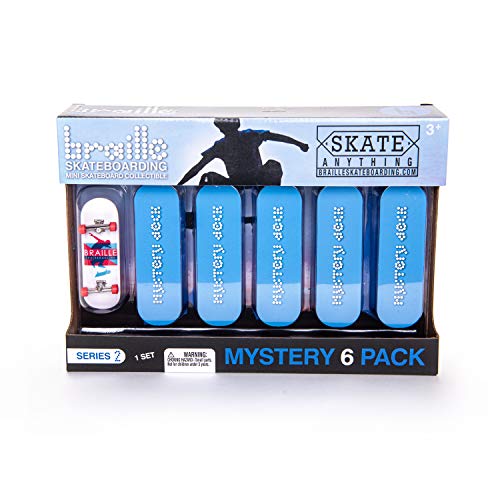 6 Pack Of Braille Skateboarding Finger Boards Series 2 For 7.05 From