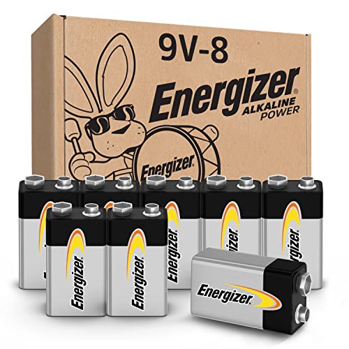 8 Pack Of Energizer LongLasting 9 Volt Batteries For 10.3412.64
