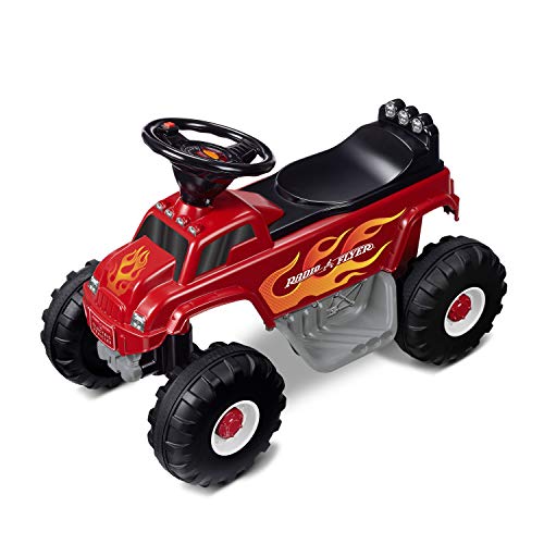 Radio Flyer Monster Truck Battery Powered Electric Car For $39.99 ...