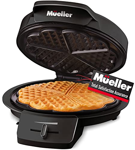 Prime Members: Mueller Heart Shaped 5 Belgian Waffle Iron For Just $12.99  Shipped From  After $17 Price Drop! 