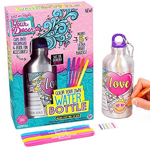 Gifts for Girls, Decorate Personalize Your Own Water Bottles with