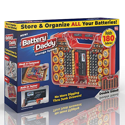 150 Battery Organizer and Storage Case with Tester