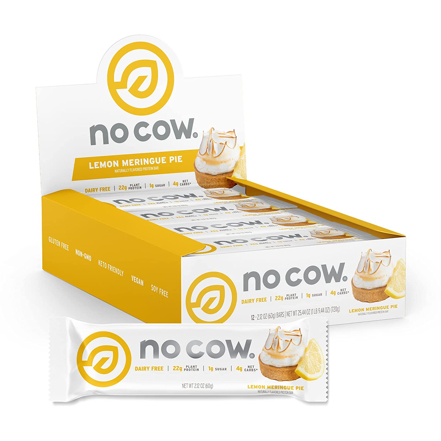 Today Only Save On No Cow Plant Based Vegan Low Carb Protein Bars And Powders From Amazon