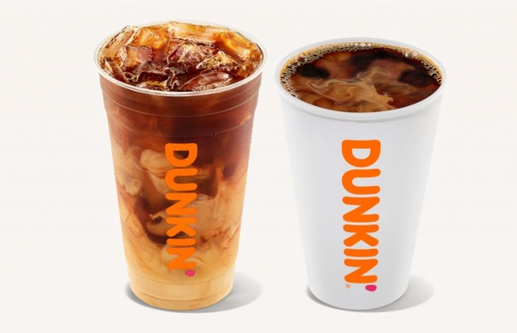 Free Large Hot Or Iced Coffee From Dunkin Donuts!