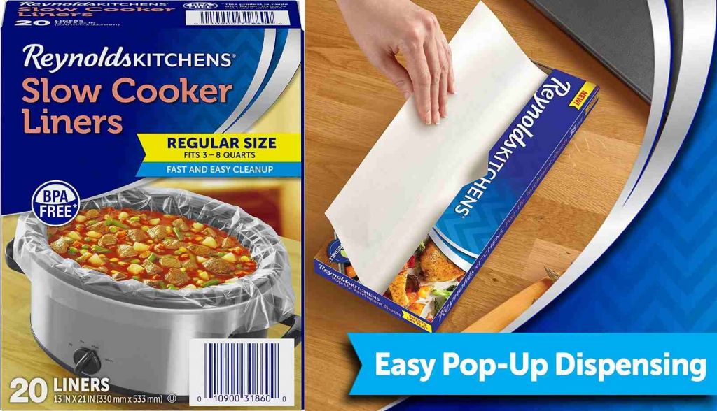 Save On Reynolds Parchment Paper Products And Slow Cooker Liners From