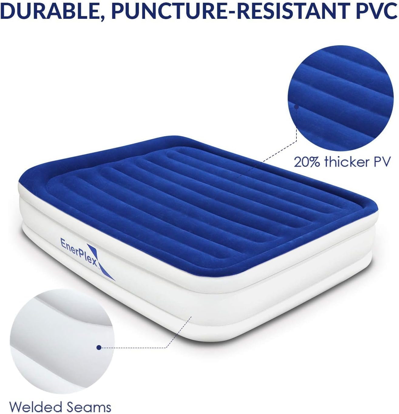 EnerPlex 13" Luxury Queen Air Mattress With Built In Pump Now Just 22.42 From Amazon