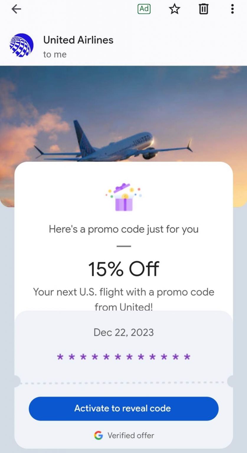 Check Your Gmail Promotions Tab To See If You're Targeted For A United