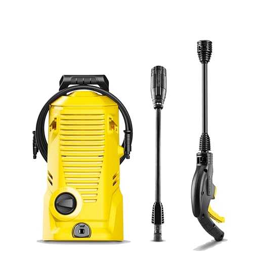 Kärcher Pressure Washer K 1, Max 1.45 GPM, Trigger Spray Gun & Vario Power Spray Wand - for Cars, Bikes, Deck, Driveways, Siding, Patios, max. 2000 PSI