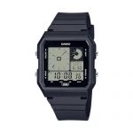 Casio LF20W G-Shock Series | Unisex Digital Watch | Black | WR | 1/100 SEC Stopwatch | World Time | LED Light | Full Auto Calendar | Regular Time Keeping (HR, Min, SEC, PM, Date, Day) | 3 Year Battery