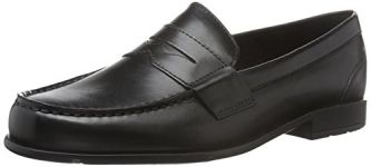 Rockport Men's Moccasin, Black Black Ii, 7
