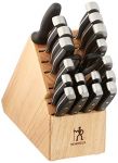 HENCKELS Statement Razor-Sharp 20-Piece Knife Set with Block, Chef Knife, Bread Knife, German Engineered Knife Informed by over 100 Years of Mastery, Natural