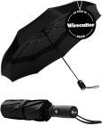 Repel Umbrella - Windproof Travel Umbrellas for Rain - Engineered to Withstand 85MPH Winds, <1lb - Lightweight, Durable, Compact, Waterproof, Auto Open Close, Fiberglass Frame