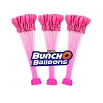 Bunch O Balloons Pink (3 Bunches) by ZURU, 100+ Rapid-Filling Self-Sealing Pink Colored Instant Water Balloons for Outdoor Family, Friends, Children Summer Fun (3 Bunches, 100 Balloons)
