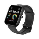 Amazfit Bip 3 Urban for Adults and Kids, 1.69in Smart Watch, Black, Silicone Band