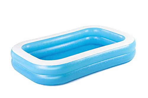 H2OGO Blue Rectangular 8'6" Inflatable Family Pool For $18.75 From ...