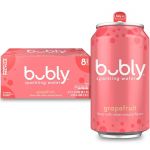bubly Sparkling Water, Grapefruit, Zero Sugar & Zero Calories, Seltzer Water, 12 Fl Oz Cans (Pack of 8)