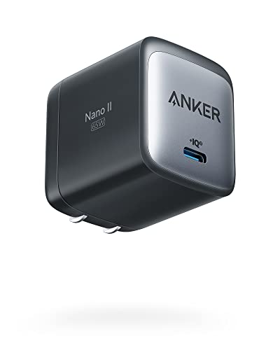 Anker Chargeur USB C 735 (Nano II 65W), 3 Ports, PPS, pour acBook Pro