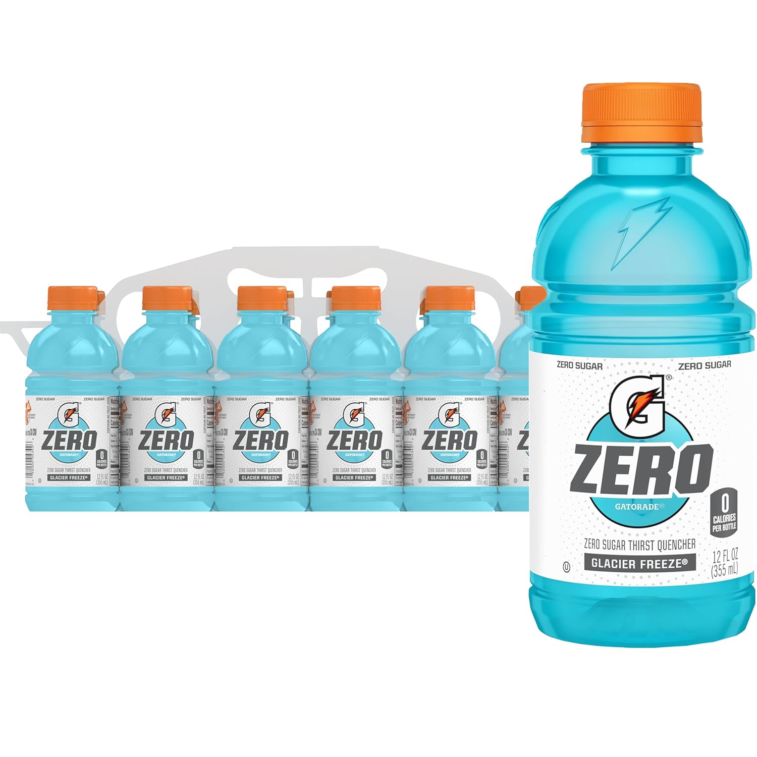 Alive Again: 12 Pack Of Gatorade Thirst Quencher Zero Sugar Glacier Freeze 12oz Bottles For $5.08-$5.68 Shipped From Amazon