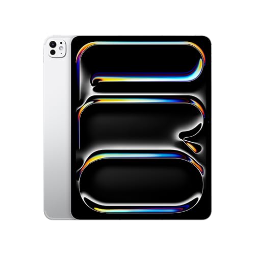Apple iPad Pro 13-Inch (M4): Built for Apple Intelligence, Ultra Retina XDR Display - Nano-Texture Glass, 2TB, 12MP Front/Back Camera, LiDAR Scanner, Wi-Fi 6E + 5G Cellular, Face ID — Silver Apple iPad Pro 13-Inch (M4): Built for Apple Intelligence, Ultra Retina XDR Display - Nano-Texture Glass, 2TB, 12MP Front/Back Camera, LiDAR Scanner, Wi-Fi 6E + 5G Cellular, Face ID — Silver