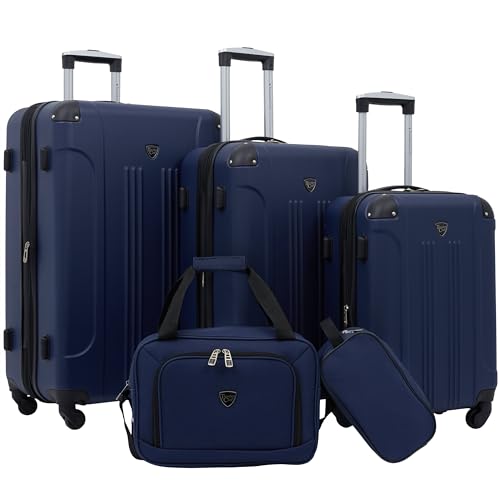 Travelers Club Chicago Hardside Expandable Spinner 5 Piece Luggage Set For $90.38 Shipped From Amazon
