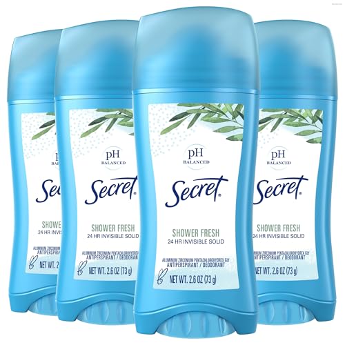 4 Pack Of Secret Shower Fresh Scent Women’s Antiperspirant Deodorant Sticks For $8.08-$9.02 Shipped From Amazon