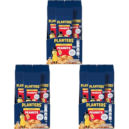 45 Pack Of Planters Salted Peanuts 2.5oz. Snack Bags For $18.81 From Amazon
