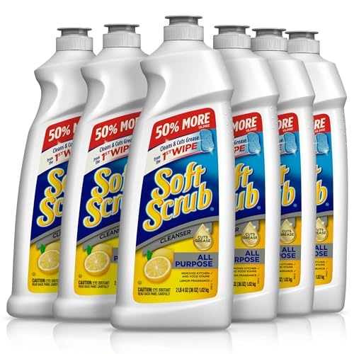 6 Pack Of Soft Scrub Lemon All Purpose Surface Cleaner 36oz. Bottles For $17.29-$19.32 Shipped From Amazon