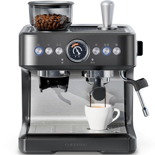 Chefman Crema Deluxe Espresso Machine With Double Boiler And Grinder For $139.90 Shipped From Amazon