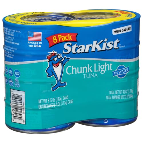 8 Cans Of StarKist Chunk Light Tuna In Water For $5.32 From Amazon