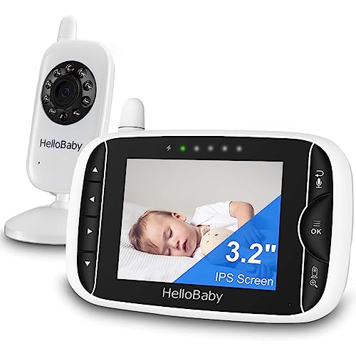 HelloBaby Video Baby Monitor Camera With LCD Display System For $26.99 From Amazon