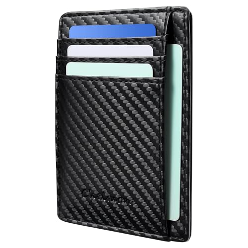 Men’s Slim Minimalist Wallet With Front Pocket RFID Blocking Credit Card Holder For $3.99 From Amazon