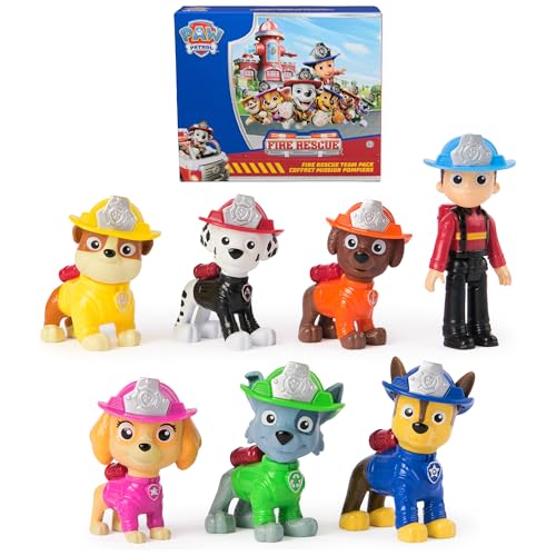 Paw Patrol 7-Pack Fire Rescue Team Action Figures For $9.44 From Amazon