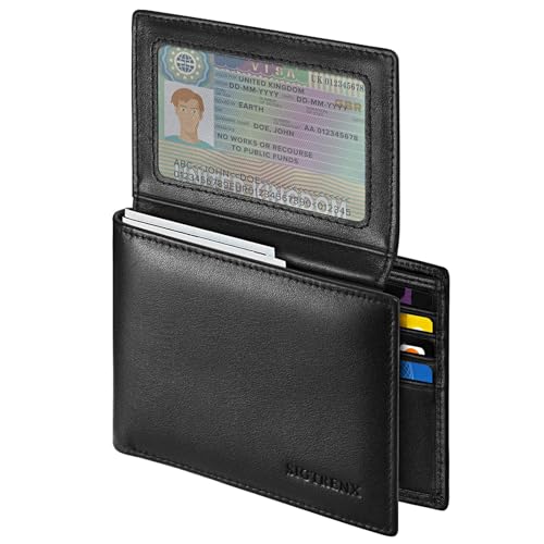 Sigtrenx Genuine Leather Bifold RFID Blocking Wallet For $13.14 From Amazon