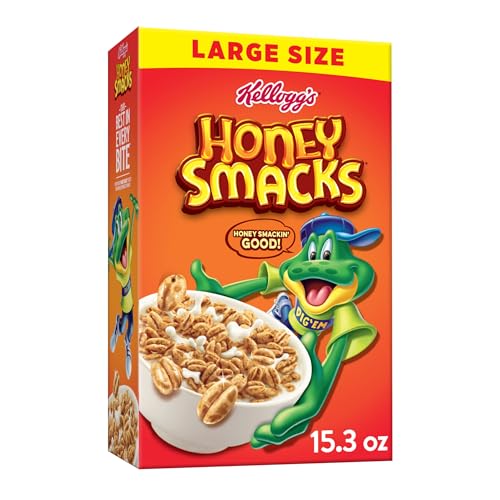 2 Large Boxes Of Kellogg’s Honey Smacks Breakfast Cereal For $3.64-$5.10 And More Cereal On Sale From Amazon!